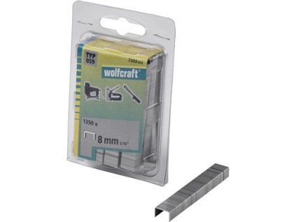 WOLFCRAFT - Spona široká typ 059, 12,2mm výška 8 mm, 1250ks