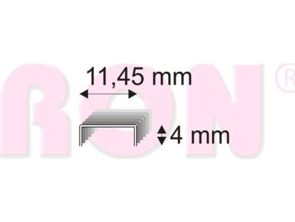 Čalounické spony 530/04 ZN M/S