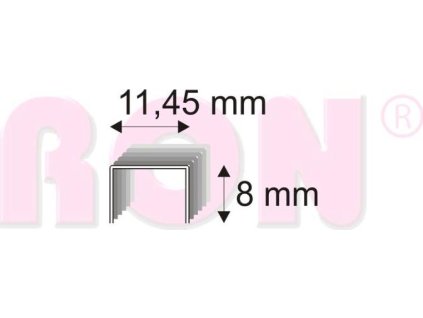 Čalounické spony 530/08 MR