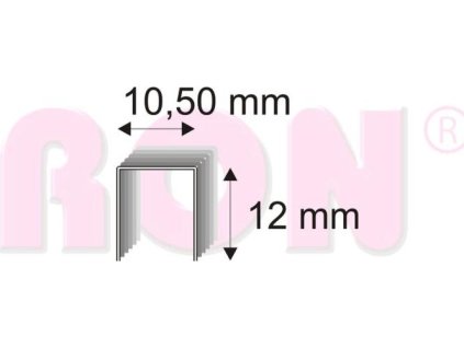 Čalounické spony 345/12 BL