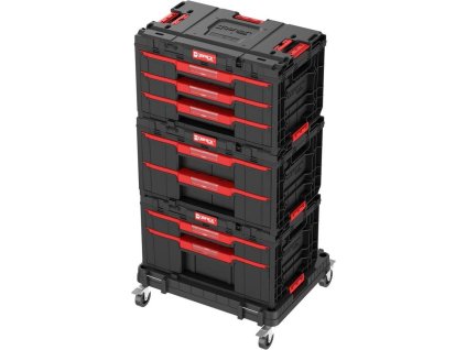 Box QBRICK® System ONE Workshop - Cart, 3x Toolbox, 4 dílná sada boxů na nářadí