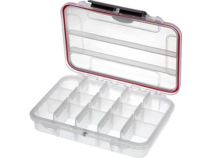 MAX Plastový box, 230x175xH 53mm, IP 67, barva transparentní, 3-15 přihrádek