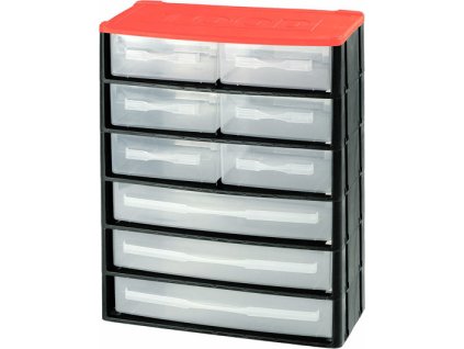 TOOD - Plastová skříňka 9 šuplíků 330x170x410mm