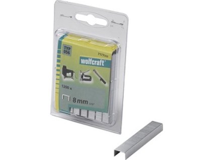 WOLFCRAFT - Spona široká čalounická typ 056, 12,9mm výška 8mm, 1200ks