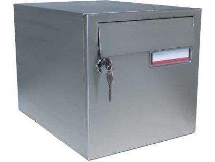 MARS - poštovní schránka jedno-dvířková nerezová