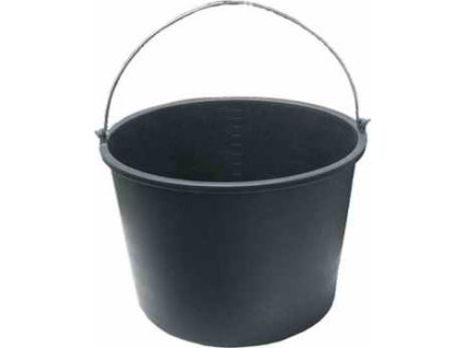Vědro stavební s držadlem 20l - černé