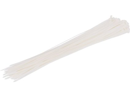 Páska stahovací Strend Pro XXL CT66BW, extra STRONG, 1000x9 mm, 50 ks, bílá, nylon, vázací