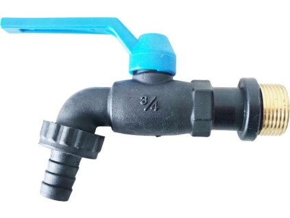 Ventil Strend Pro, zahradní, černý, G3/4", nylon