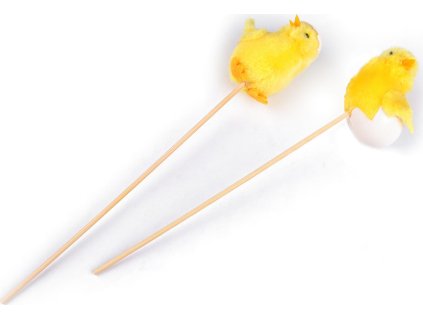 Zápich velikonoční kuřátko (Balení 2 ks, Varianta 1 žlutá)