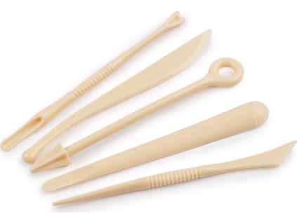 Modelovací pomůcky sada 5 ks (Balení 1 sada, Varianta 1 béžová světlá)