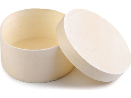 Přírodní krabička z překližky k dozdobení (Balení 4 ks, Varianta přírodní sv.)