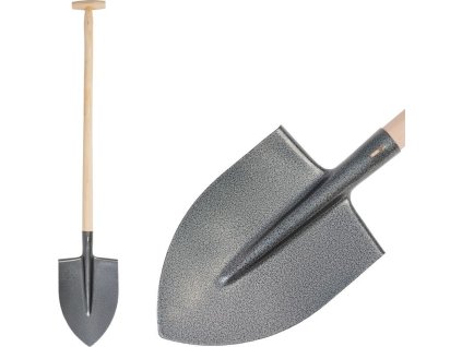 Rýľ S506.WH špicatý, KomaXit, drevená násada T