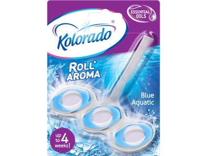 kolorado roll aroma three phase toilet block blue aquatic 51 g
