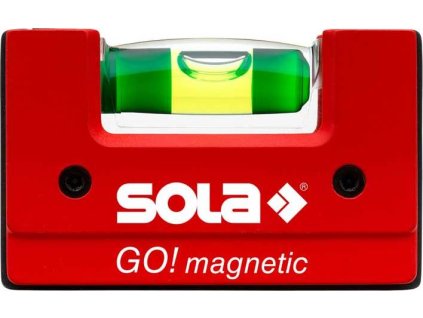 SOLA - GO! magnetic - kompaktní vodováha 6,8cm