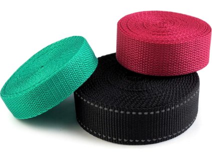 Zbytková metráž - mix polypropylenových popruhů (Balení 10 m, Varianta mix vzorů)