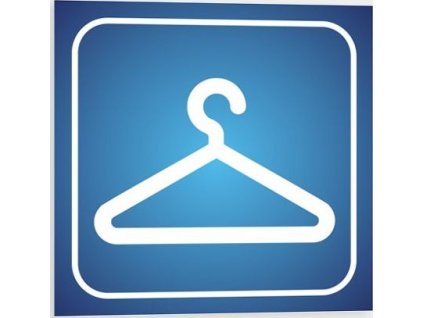 Šatna (Verze Samolepka 95 x 95 mm tl. 0.1 mm - 2 ks - Kód: 13580)