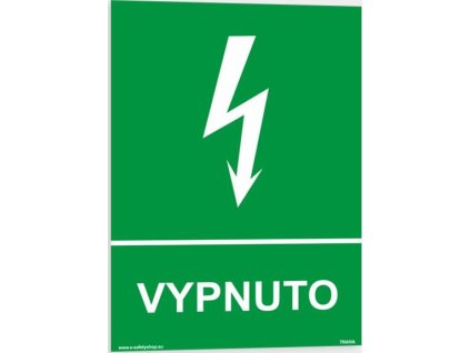 Vypnuto (Verze Samolepka 210 x 297 mm (A4) tl. 0.1 mm - Kód: 03036)