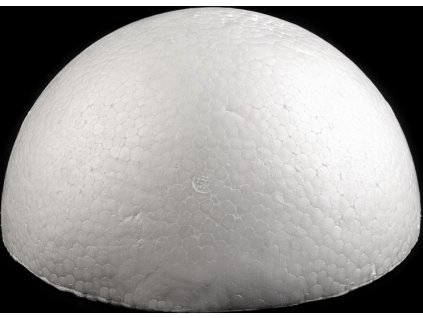 Polokoule Ø19 cm polystyren (Balení 1 ks, Varianta bílá)