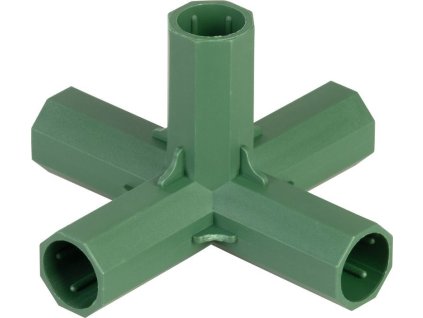 Spojka Strend Pro, 16 mm, 5-side, konektor na zahradní opěrné tyče