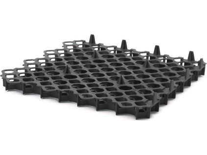 Mřížka zatravňovací GardenPUZZLE II, 500x500x40 mm, černá, UV