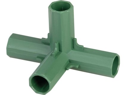 Spojka Strend Pro, 16 mm, 4-side, konektor na zahradní opěrné tyče