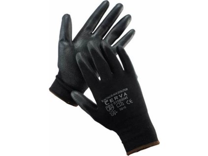CERVA - BUNTING BLACK EVOLUTION rukavice PU - velikost 10