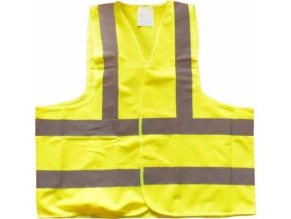 Výstražná vesta žlutá norma EN ISO 20471:2013 - velikost XL