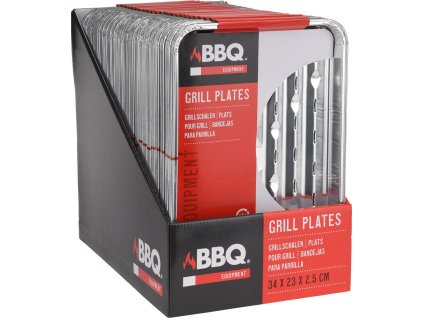 viGO! Grilovací tácky 60µm 80g 34x23cm - 4 ks