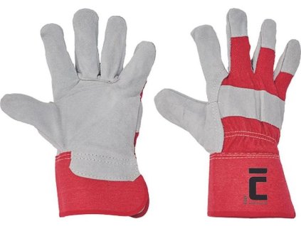 Rukavice EIDER RED 11/XXL, červené, kombinované