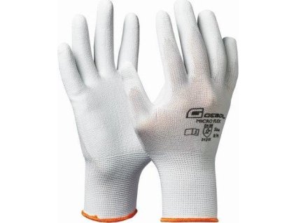GEBOL - MICRO FLEX pracovní nylonové rukavice - velikost 8 (blistr)