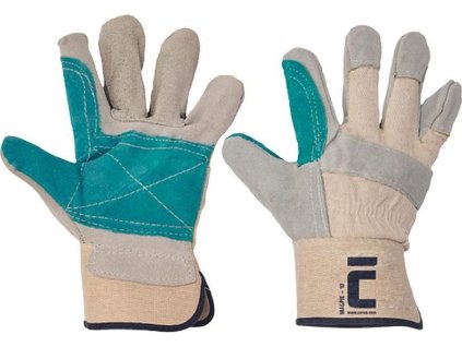 Rukavice MAGPIE 10/XL, kombinované, hovězí