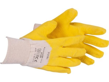 CERVA - TWITE rukavice máčené v latexu - velikost 10