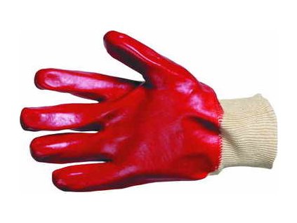 CERVA - REDPOLL polomáčené rukavice v PVC - velikost 10