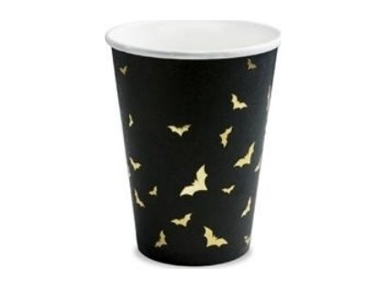 0006192 eko papirove kelimky cerne s netopyry 6 ks 600