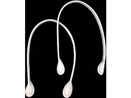 Koženková ucha na tašky délka 60 cm (Balení 2 ks, Varianta 3 šedá)