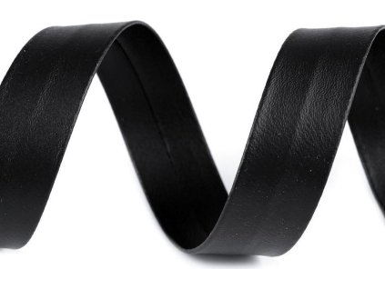 Šikmý proužek koženkový šíře 20 mm (Balení 1 m, Varianta 4 (11) černá)