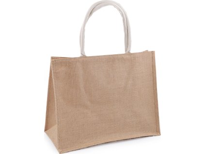 Jutová taška k dozdobení 45x36 cm (Balení 1 ks, Varianta režná přírodní)