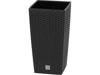 Květináč RATO SQUARE s vkladem 22,5 cm - barva: antracit
