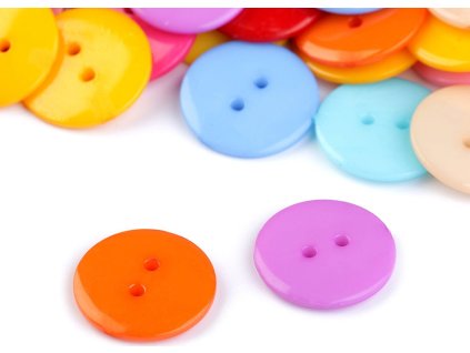 Knoflík barevný mix velikost 28" (Balení 100 ks, Varianta mix)