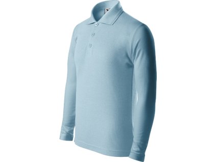 Pique Polo LS 241 Polokošile dětská (Velikost 158 cm/12 let, Barva nebesky modrá)