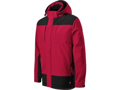 Vertex W55 Zimní softshellová bunda pánská (Velikost S, Barva marlboro červená)