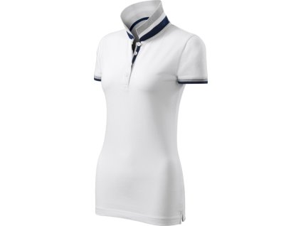 Collar Up 257 Polokošile dámská (Barva bílá, Velikost XS)