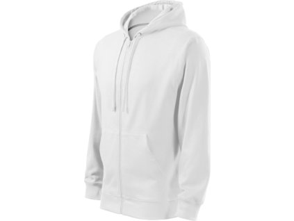 Trendy Zipper 410 Mikina pánská (Barva bílá, Velikost S)