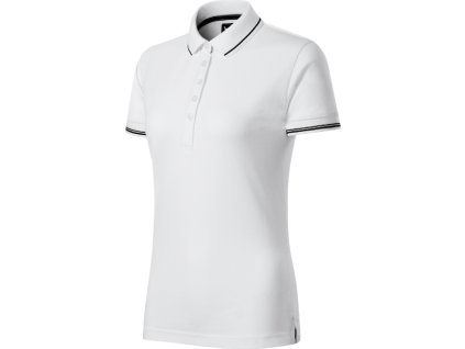 Perfection plain 253 Polokošile dámská (Barva bílá, Velikost 2XL)