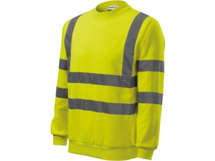 HV Essential 4V6 Mikina unisex (Velikost M, Barva fluorescenční žlutá)