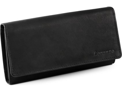 Peněženka kožená kasírka 10x19 cm (Balení 1 ks, Varianta 2 černá)