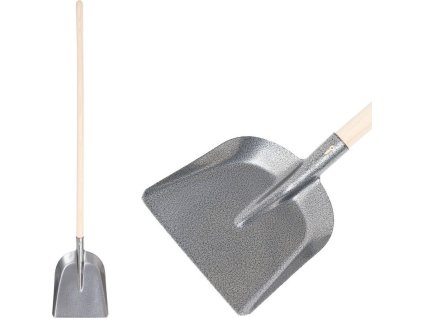 Lopata S504-1.WH Universal, 286x265 mm, dřevěná násada