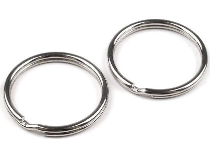 Kroužek na klíče Ø28 mm (Balení 10 ks, Varianta nikl)