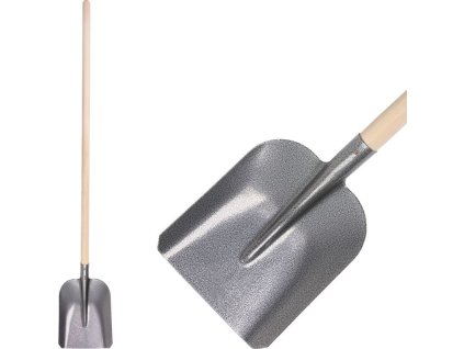 Lopata S504B.WH 7130 rovná, klasická, KomaXit, dřevěná násada