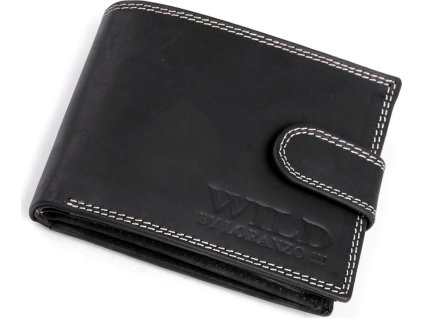 Pánská peněženka kožená (Balení 1 ks, Varianta 3 černá)